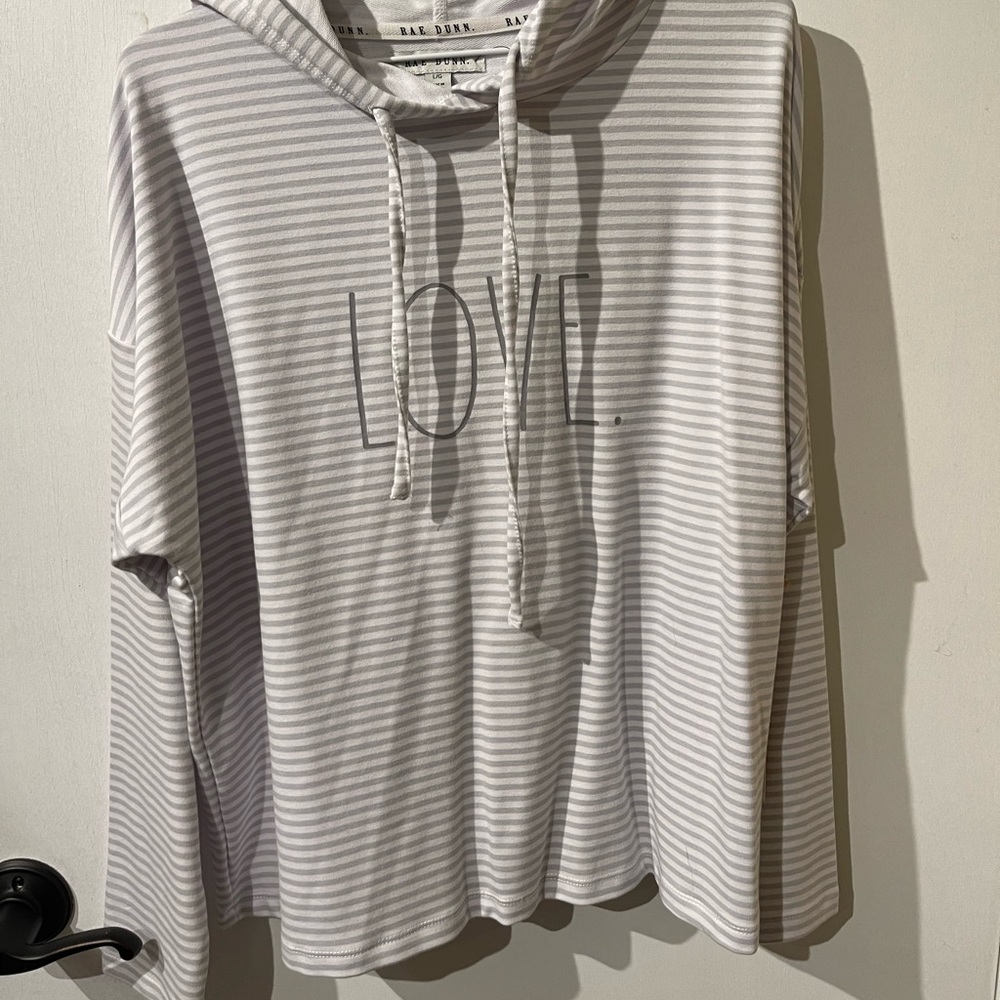 Rae Dunn hoodie sweatshirt size Large